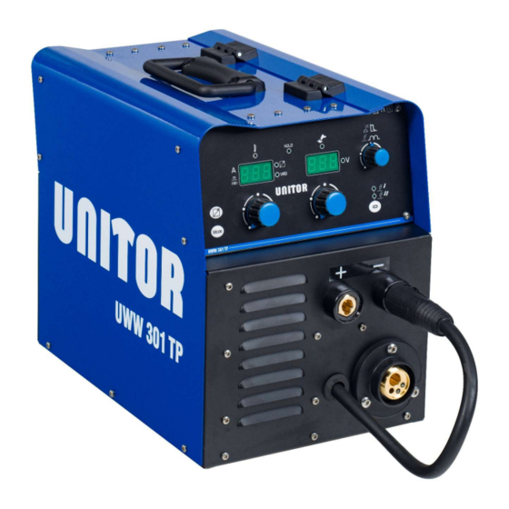 Wilhelmsen UNITOR UWW-301 Wire Welder Manuals