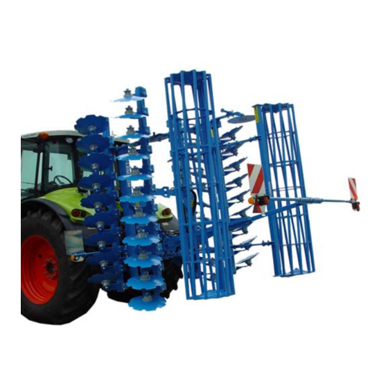 User Manuals: LEMKEN Heliodor 8 Compact Disc Harrow