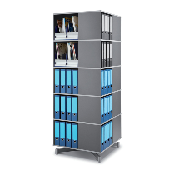 Bindertek Dealer Solutions Spin-N-Store Square Carousel Manuals