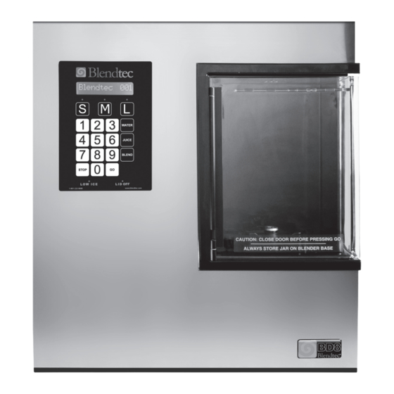 Blendtec BD8 Manual