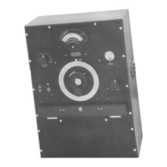 GENERAL RADIO COMPANY 636-A Operating Instructions Manual