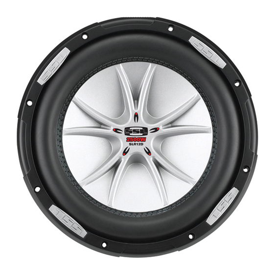 Sound Storm SLR120 User Manual