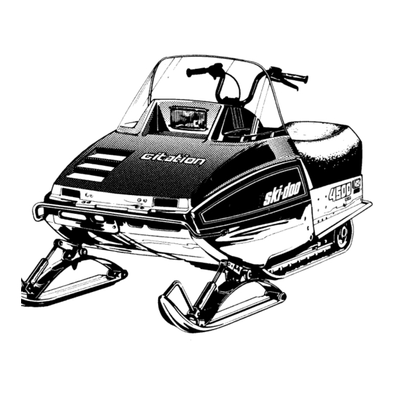 Ski-Doo 1980 citation 3500 Operator's Manual