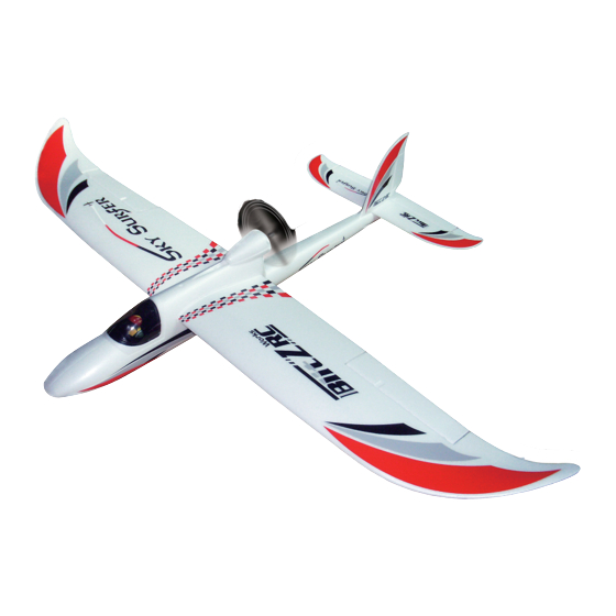 Hobby 4 CH BlitzRCWorks Sky Surfer RC Trainer Airplane User Manual