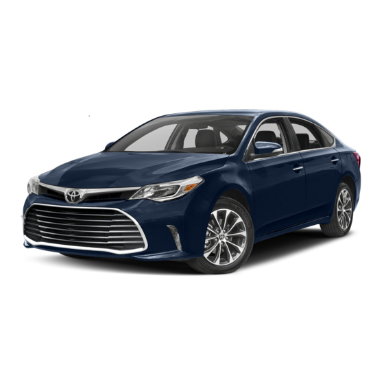 Toyota avalon 2016 Service Manual