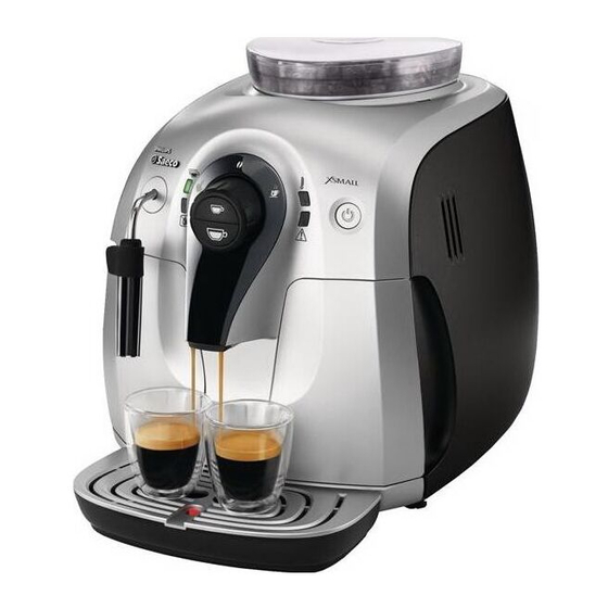 Saeco Xsmall HD8743 Instructions Manual