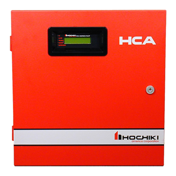 Hochiki HCA-2 Installation And Operation Manual