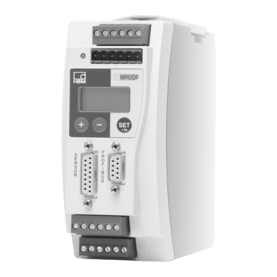 HBM MP60DP Operating Manual