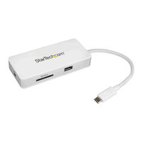 StarTech.com DKT3CHSD4GPD Instruction Manual