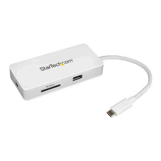 StarTech.com DKT3CHSD4GPD Instruction Manual