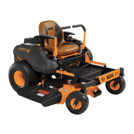 Scag Power Equipment LIBERTY Z Operator's Manual