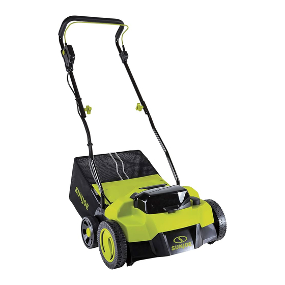 SNOWJOE SUNJOE 24V-X2-DTS15-CT-RM Operator's Manual