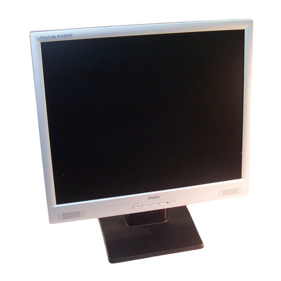 Iiyama Prolite E4835 User Manual