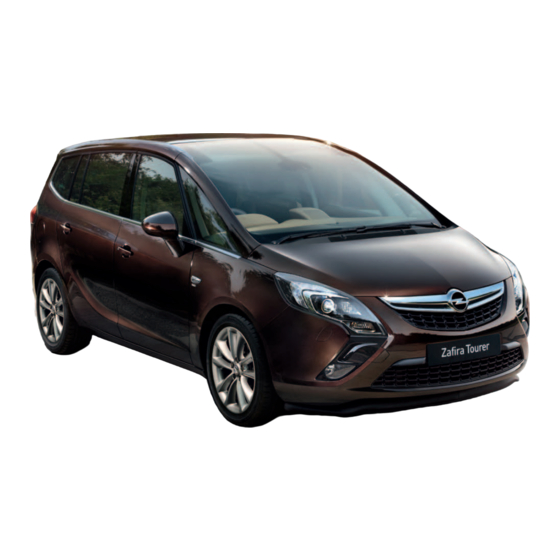 Opel 2014 ZAFIRA TOURER Brochure & Specs