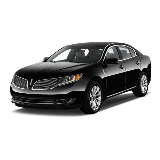 Lincoln MKS 2014 Owner's Manual