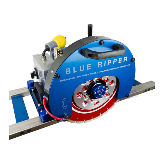 Omega Diamond blue ripper sr Operation And Instruction Manual