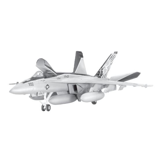 REVELL F/A-18E SUPER HORNET Manual