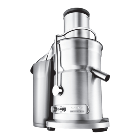 Catler 800 Series Instructions For Use Manual