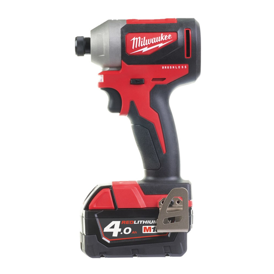 Milwaukee M18 CBLID Original Instructions Manual