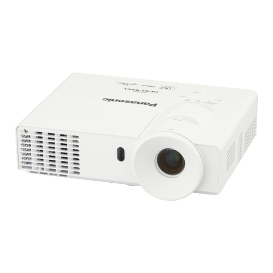 Panasonic PT-LX351EA Operating Instructions (Functional Manual)
