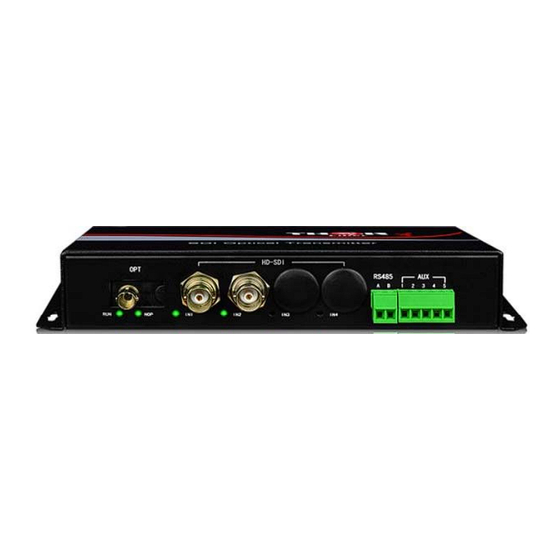 Thor Broadcast F-M2SDI-Tx Quick Setup Manual