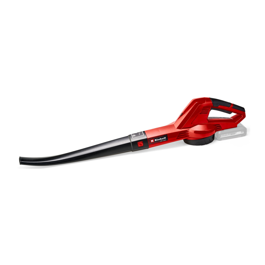 EINHELL GC-CL 18 Li E - Cordless Leaf Blower Manual