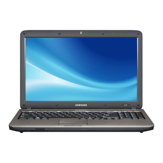 Samsung NP-R538 Owner's Manual