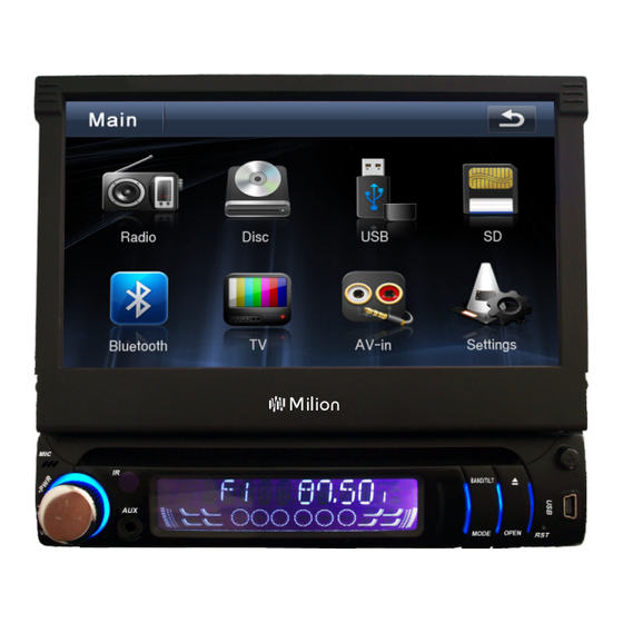 Milion D1309 User Manual