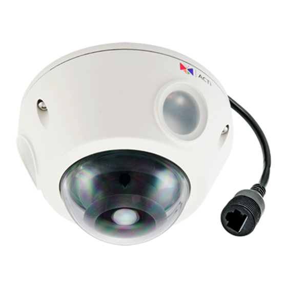 ACTi E924 Hardware Manual