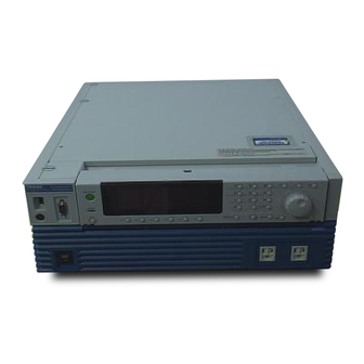 Kikusui PCR500LE User Manual