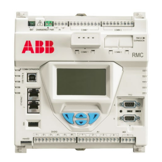 ABB RMC-100 Startup Manual