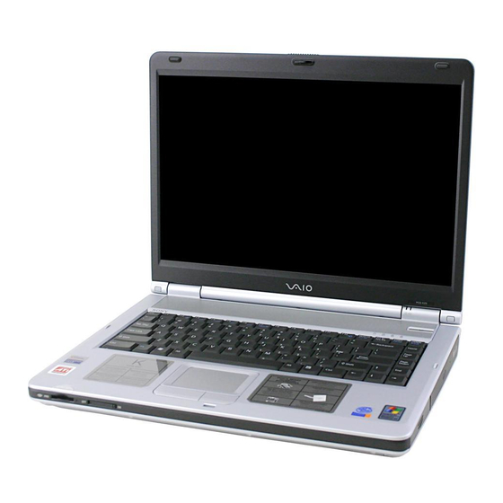 Sony PCG-K23 - VAIO - Mobile Pentium 4 2.8 GHz Manuals
