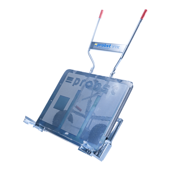 probst VTK-V Operating Instructions Manual