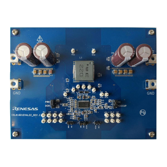 Renesas ISL81801EVAL2Z User Manual