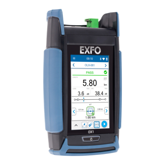 EXFO Optical Explorer User Manual