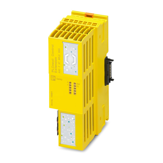 Phoenix Contact AXC F XT SPLC 1000 User Manual