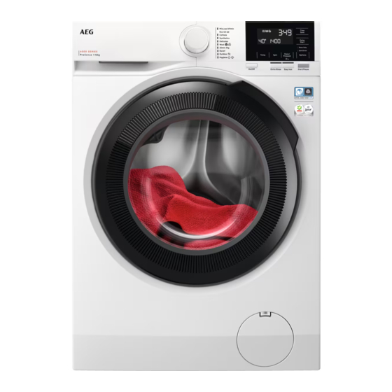 AEG LFR61144B 10kg Washing Machine Manuals