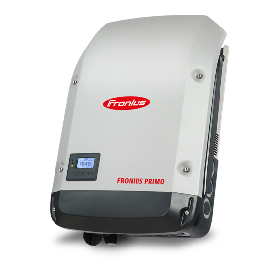 Fronius Primo 3.8-1 208-240 Installation Instructions Manual