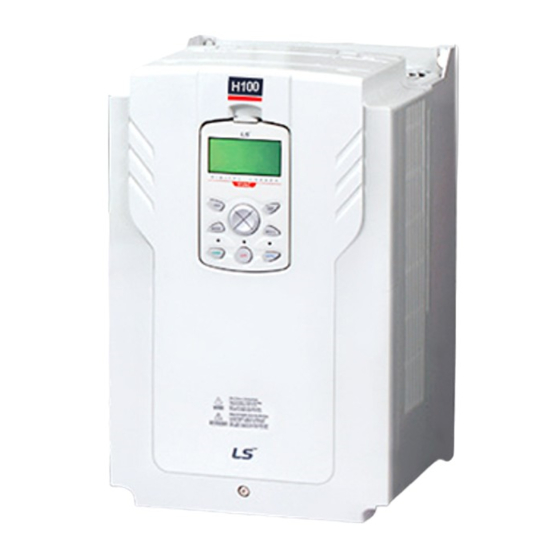 LS ELECTRIC H100 2(PLUS) Series Manual
