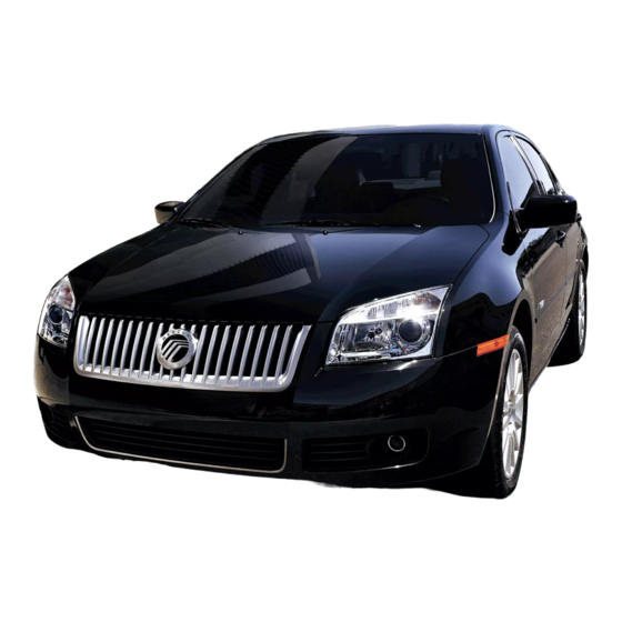 Mercury Milan 2009 Manual