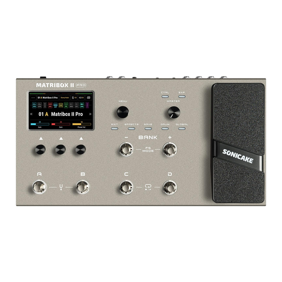 SONICAKE Matribox II Pro User Manual
