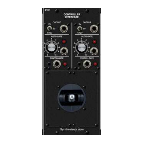 Synthesizers.com Q182JS Quick Start Manual