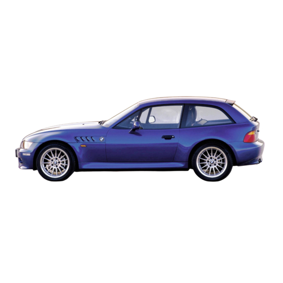 BMW Z3 COUPE 2001 Manual