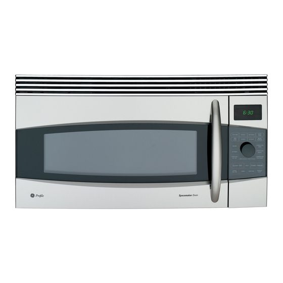 GE JVM1790SK - Profile 1.7 cu. Ft. Convection Microwave Installation Instructions Manual