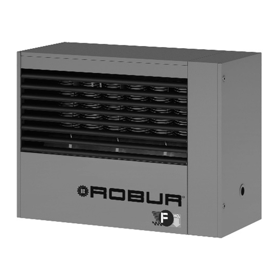 Robur Heaters Line F2 Series Installation, Use And Maintenance Manual