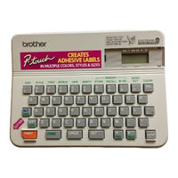 Brother P-touch III PT-10 User Manual