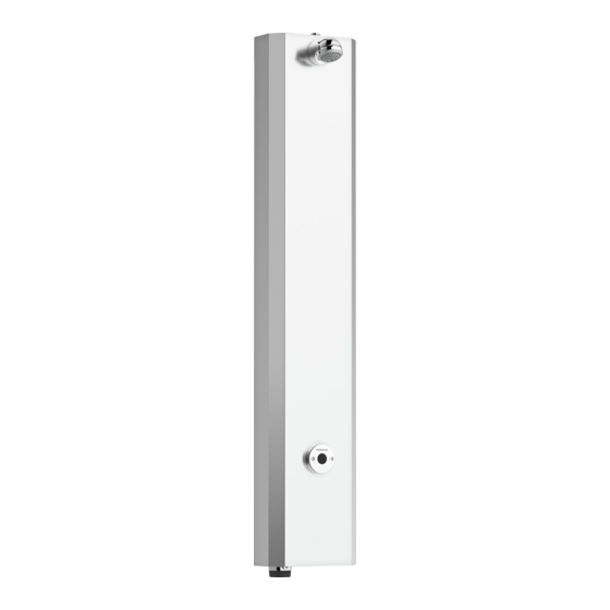 FM Mattsson Tronic Shower Panel UV-LED WMS 9502-0100 Manuals
