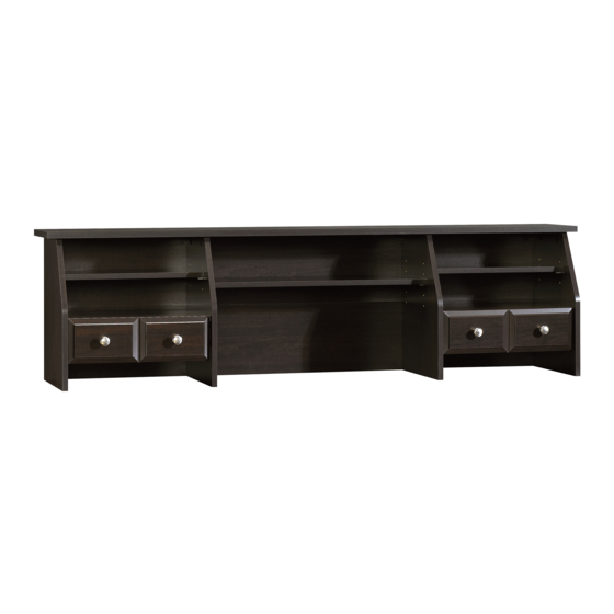Sauder Shoal Creek 408750 Organizer Hutch Manuals