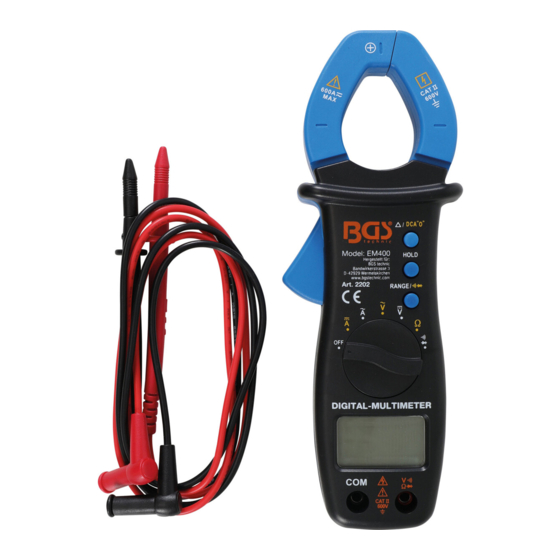 BGS technic 2202 Quick Start Manual