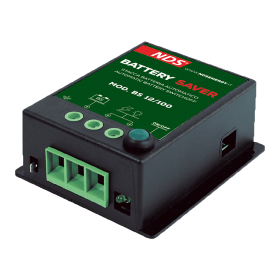 NDS DOMETIC BS12-100 Operating Manual